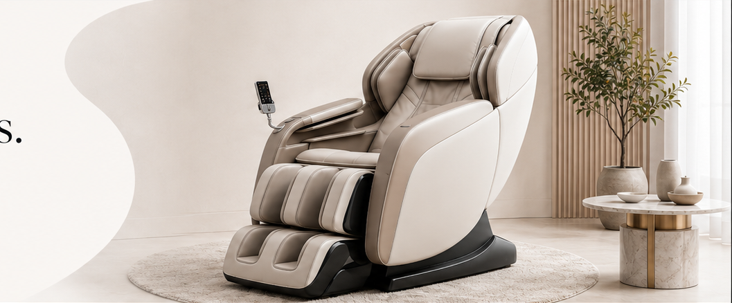 Massage chair in a calm interior setting for Massage First Pty Ltd